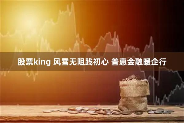 股票king 风雪无阻践初心 普惠金融暖企行